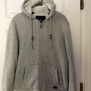 Buffalo woman’s front zip sweater/jacket.